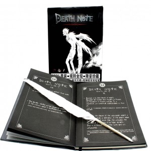 Death Note Notebook with Feather Pen