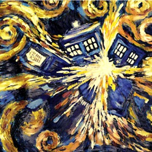 Doctor Who - Van Gogh's Exploding Tardis Poster