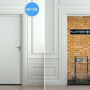 Harry Potter Platform 9 3/4 Door Sticker