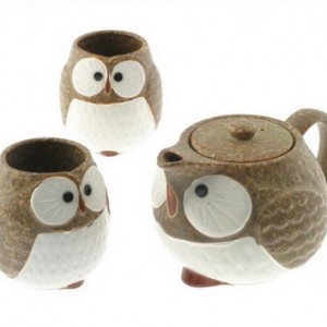 Owl Ceramic Tea Set