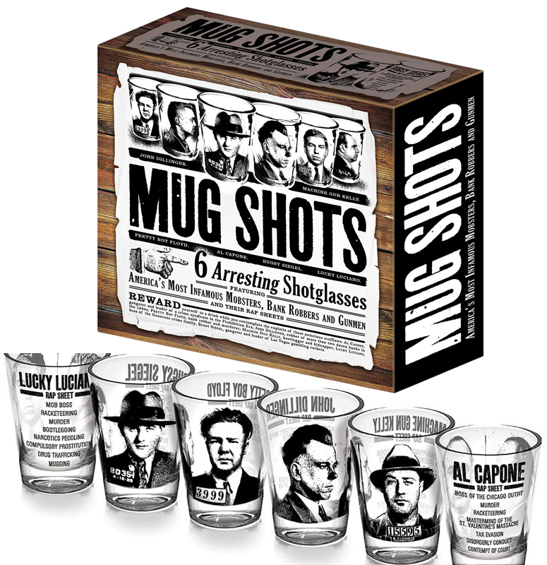 6 Mug Shots - Infamous Mobsters