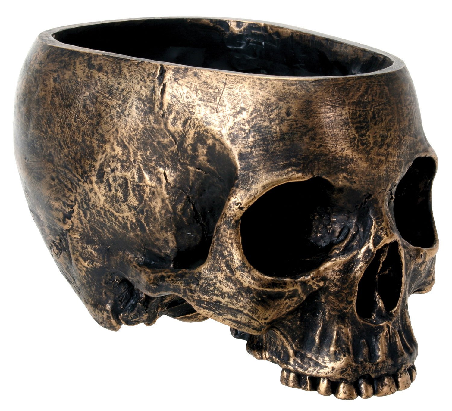 Bronze Skull Candy Bowl