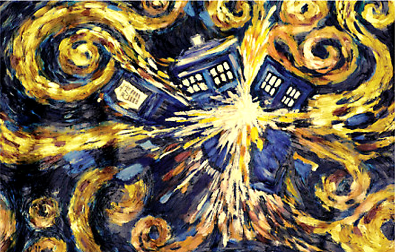 Doctor Who - Van Gogh's Exploding Tardis Poster - Gift Search