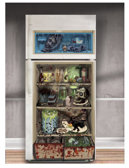 Horror Refrigerator Door Cover