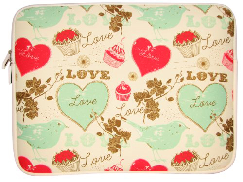 Love & Hearts Laptop Sleeve 