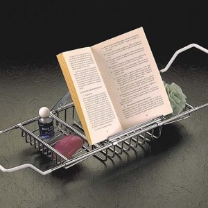 Bathtub Caddy with Reading Rack