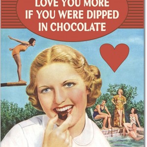 "Dipped in Chocolate" Valentine's Card
