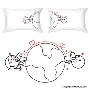 "Love Knows No Distance" Pillowcases