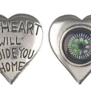 My Heart Will Guide You Home Compass