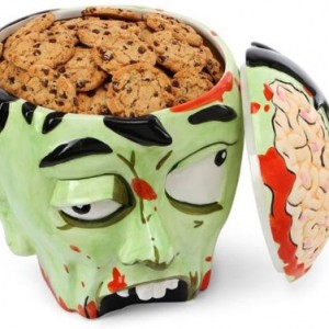 Zombie Head Cookie / Candy Jar