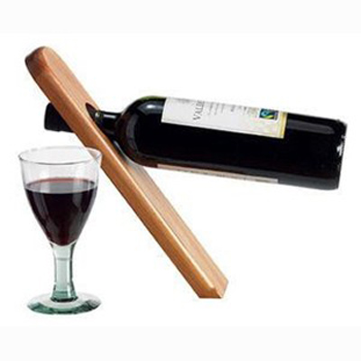 Gravity Defying Wine Bottle Stand