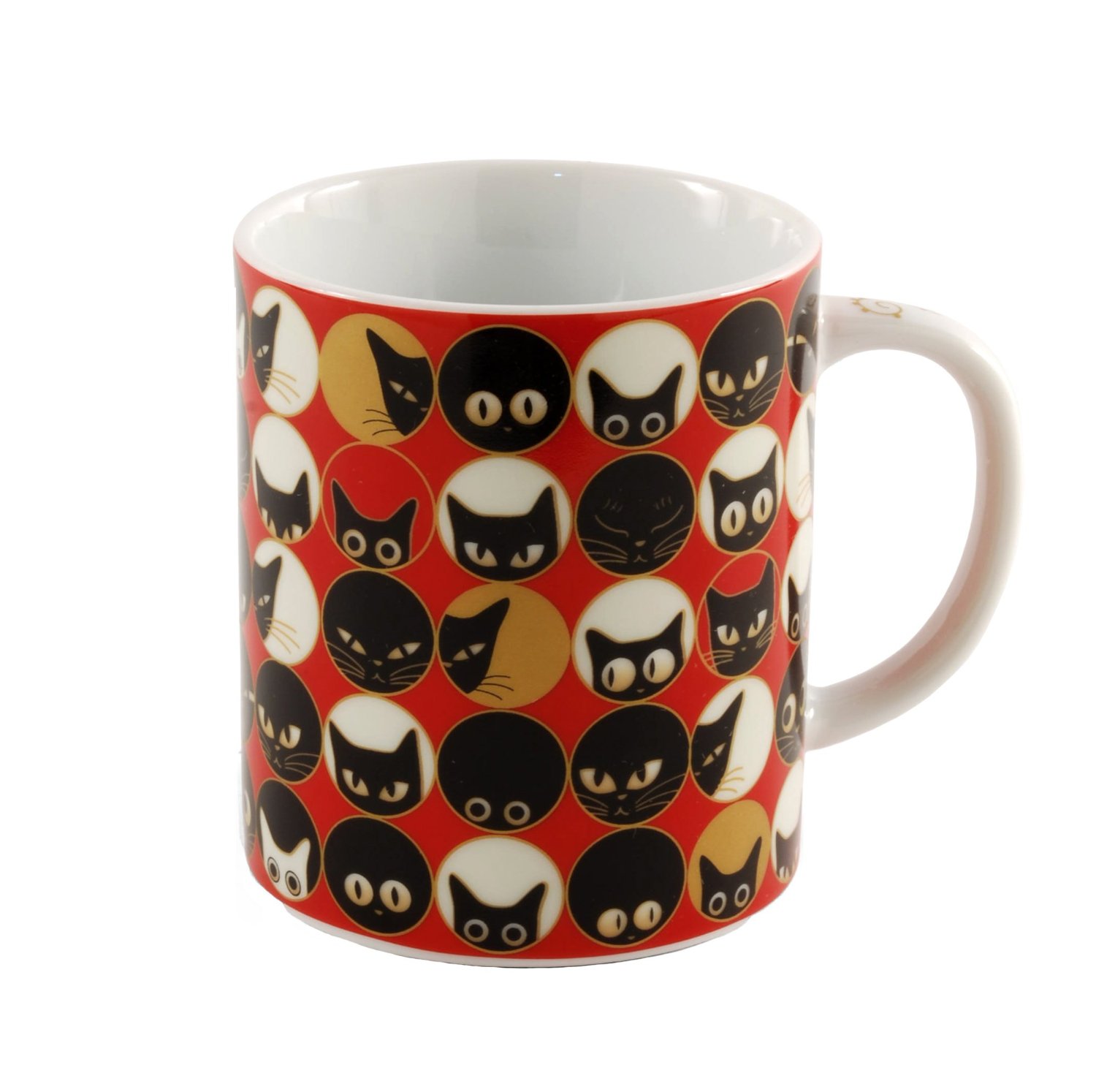 Miya Cat Eyes Red Mug