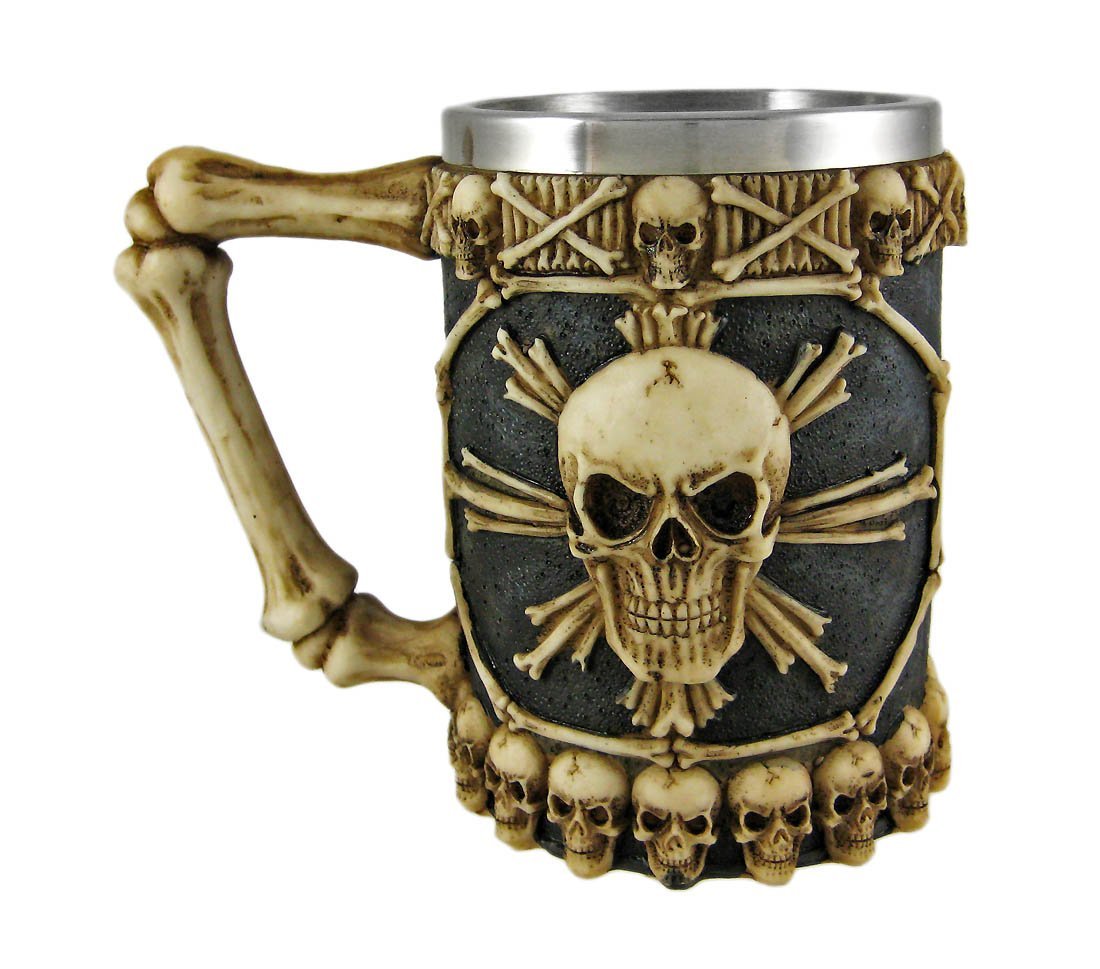 Pirate Skull Beer Mug