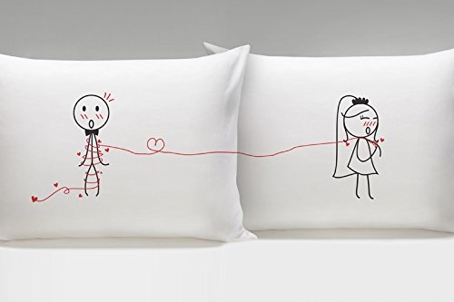 "Tie The Knot" Couple Pillowcases