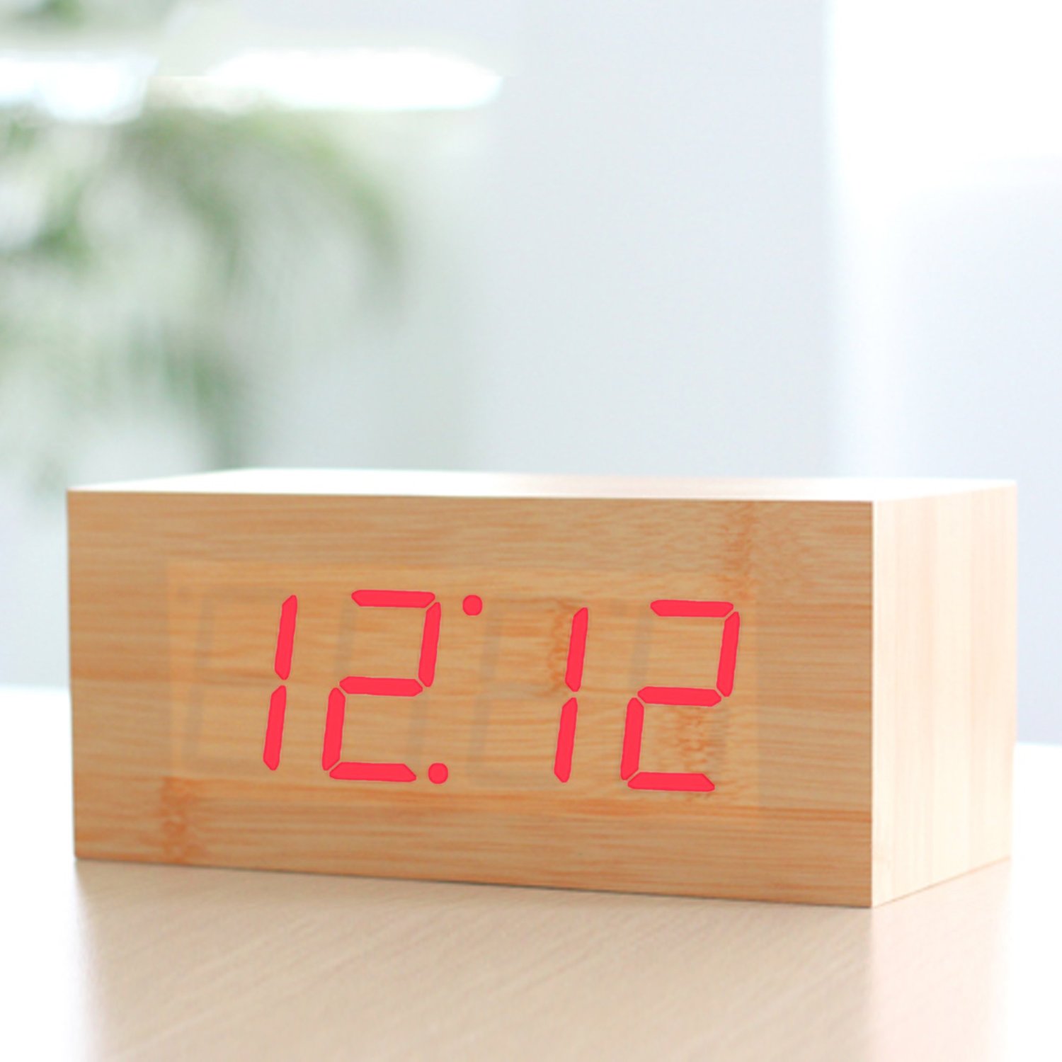 Wood Grain Alarm Clock