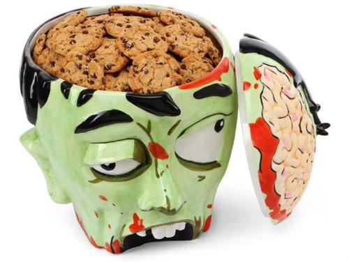 Zombie Head Cookie / Candy Jar